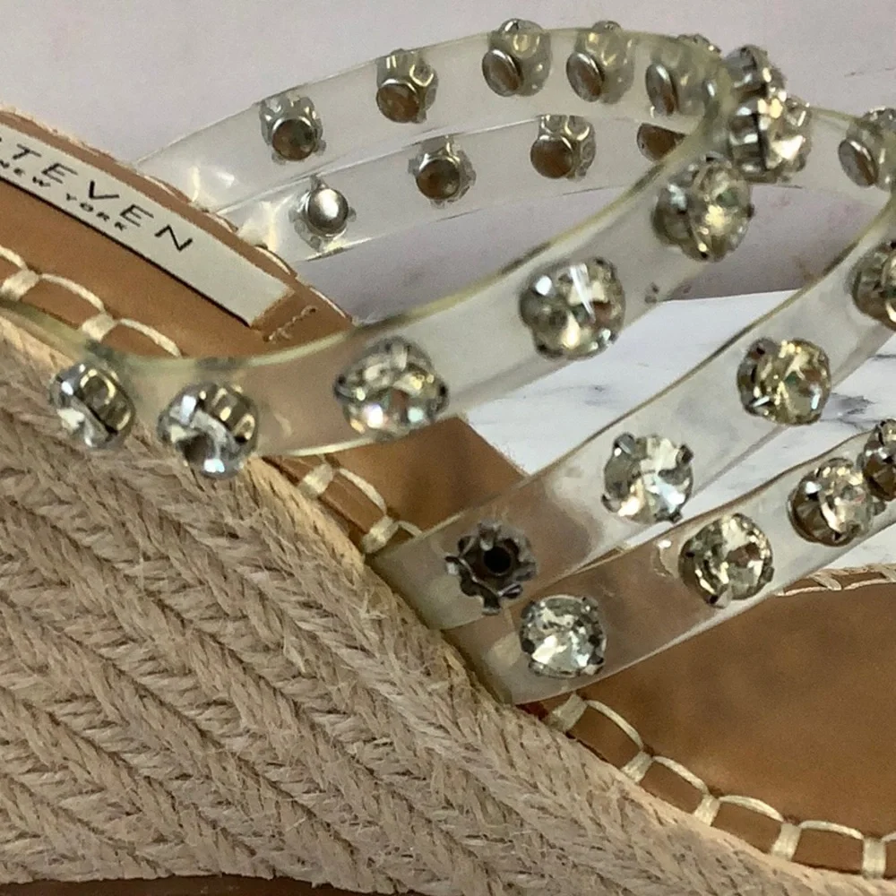NWT STEVEN New York, Studded Espadrilles Size 6.5 US